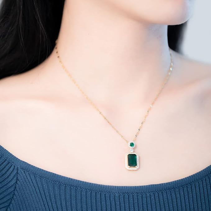 💥 EDICIÓN LIMITADA❗️  | Collar Retro Zircon Verde
