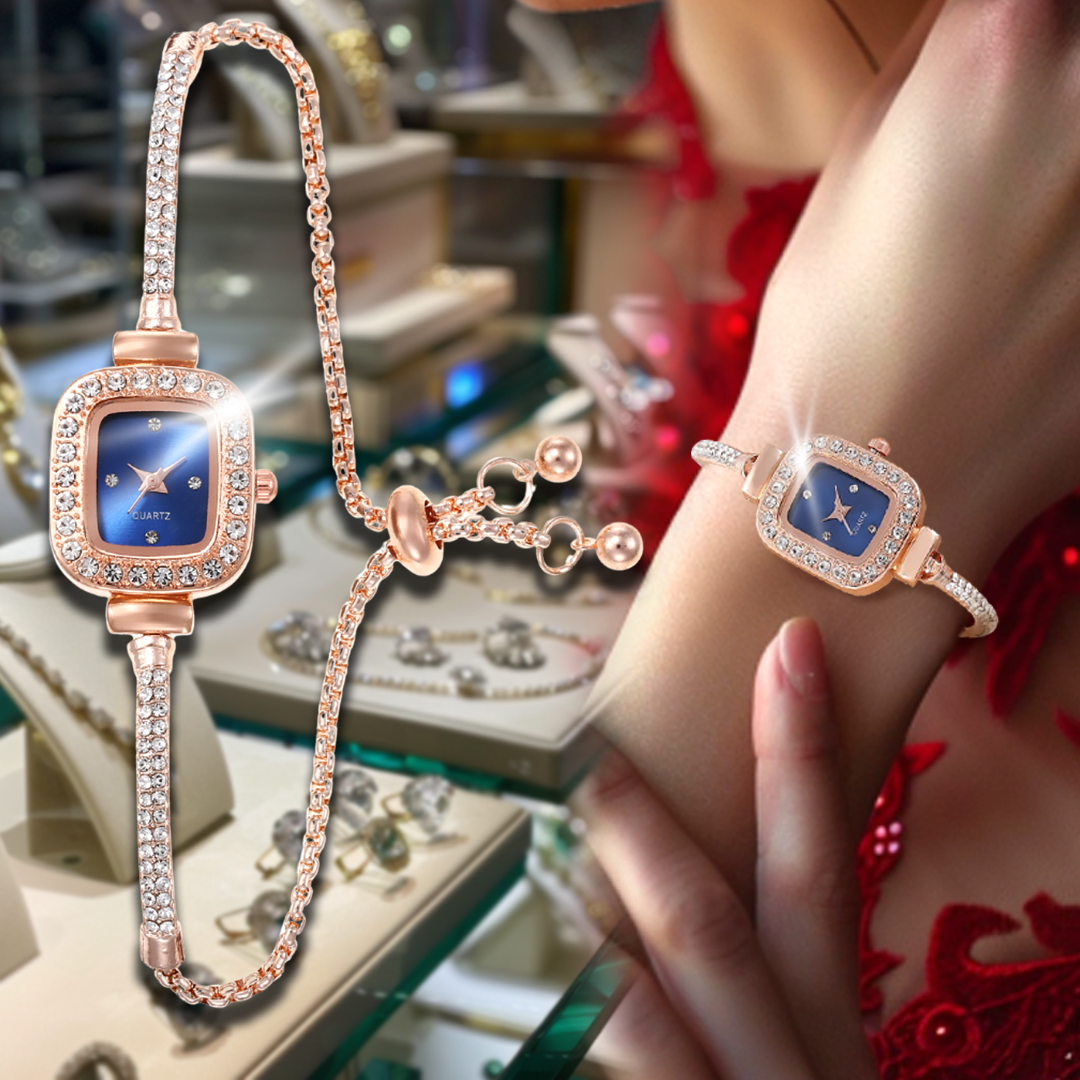 💥 EDICIÓN LIMITADA❗️  | Reloj Pulsera Brillante de Lujo