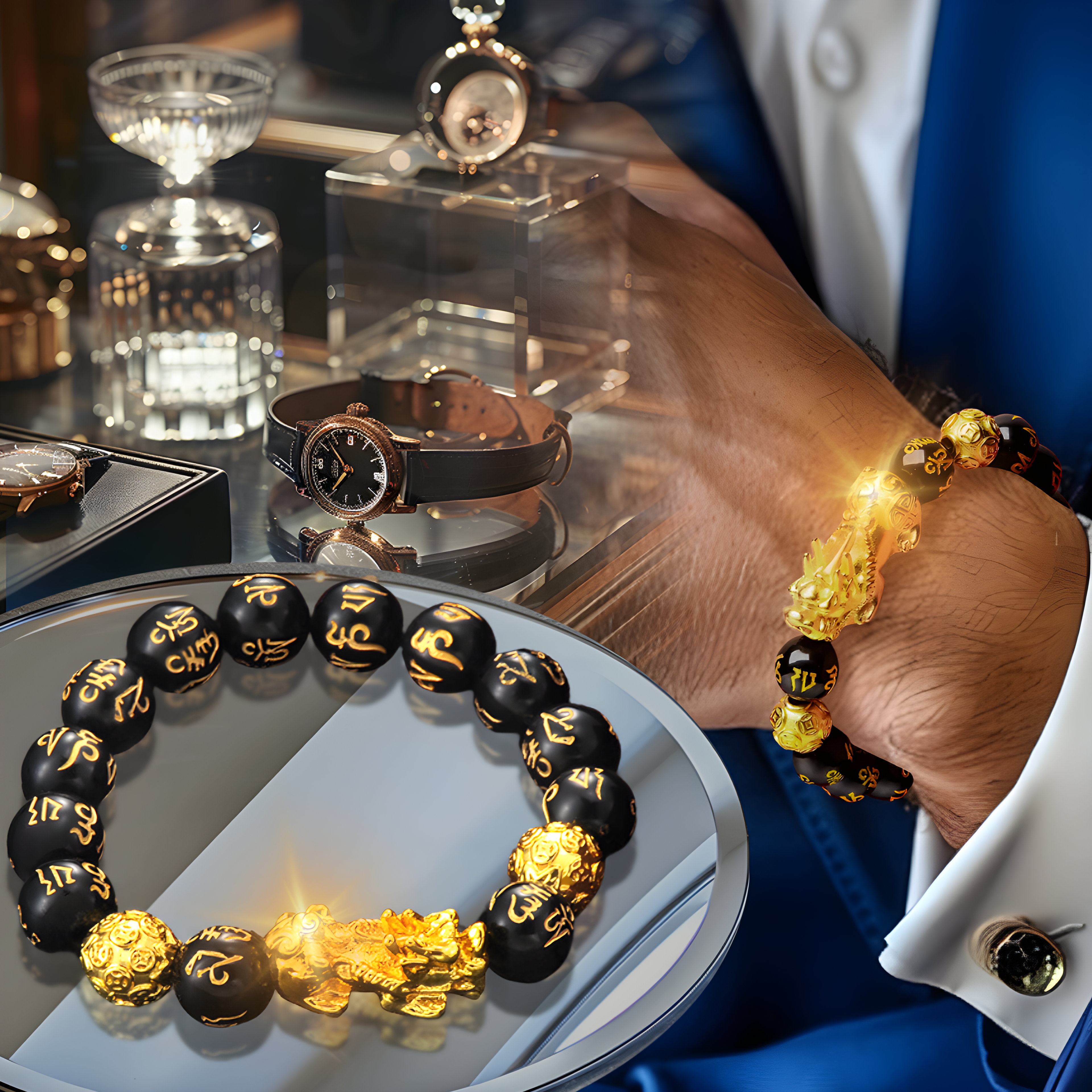 💥 EDICIÓN LIMITADA❗️  | Brazalete de Obsidiana Feng Shui