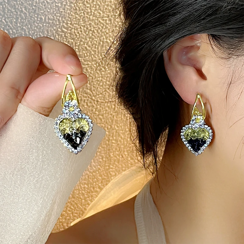 💥 EDICIÓN LIMITADA❗️  | Pendientes Corazón Cristal Estrella