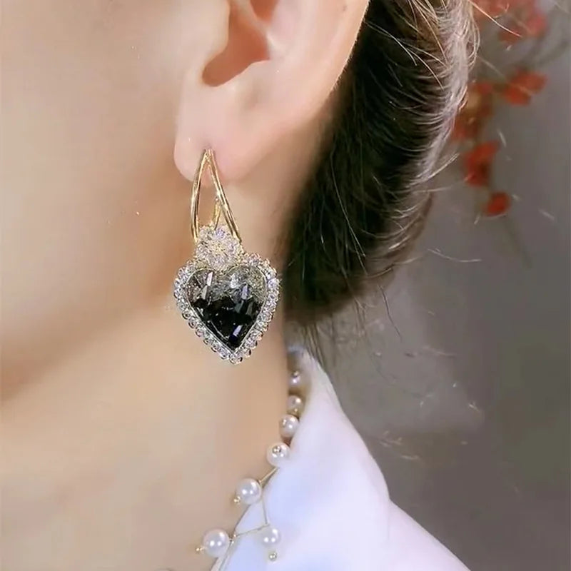 💥 EDICIÓN LIMITADA❗️  | Pendientes Corazón Cristal Estrella