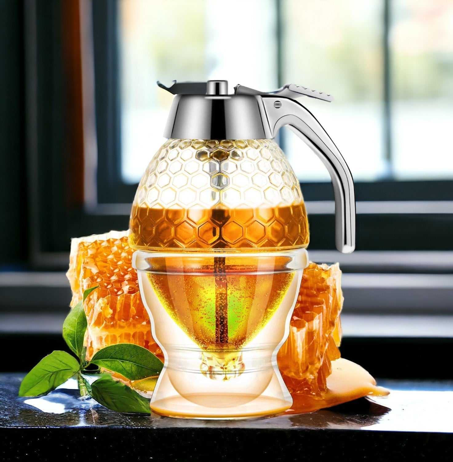 Dispensador de vidrio HoneyLuxe